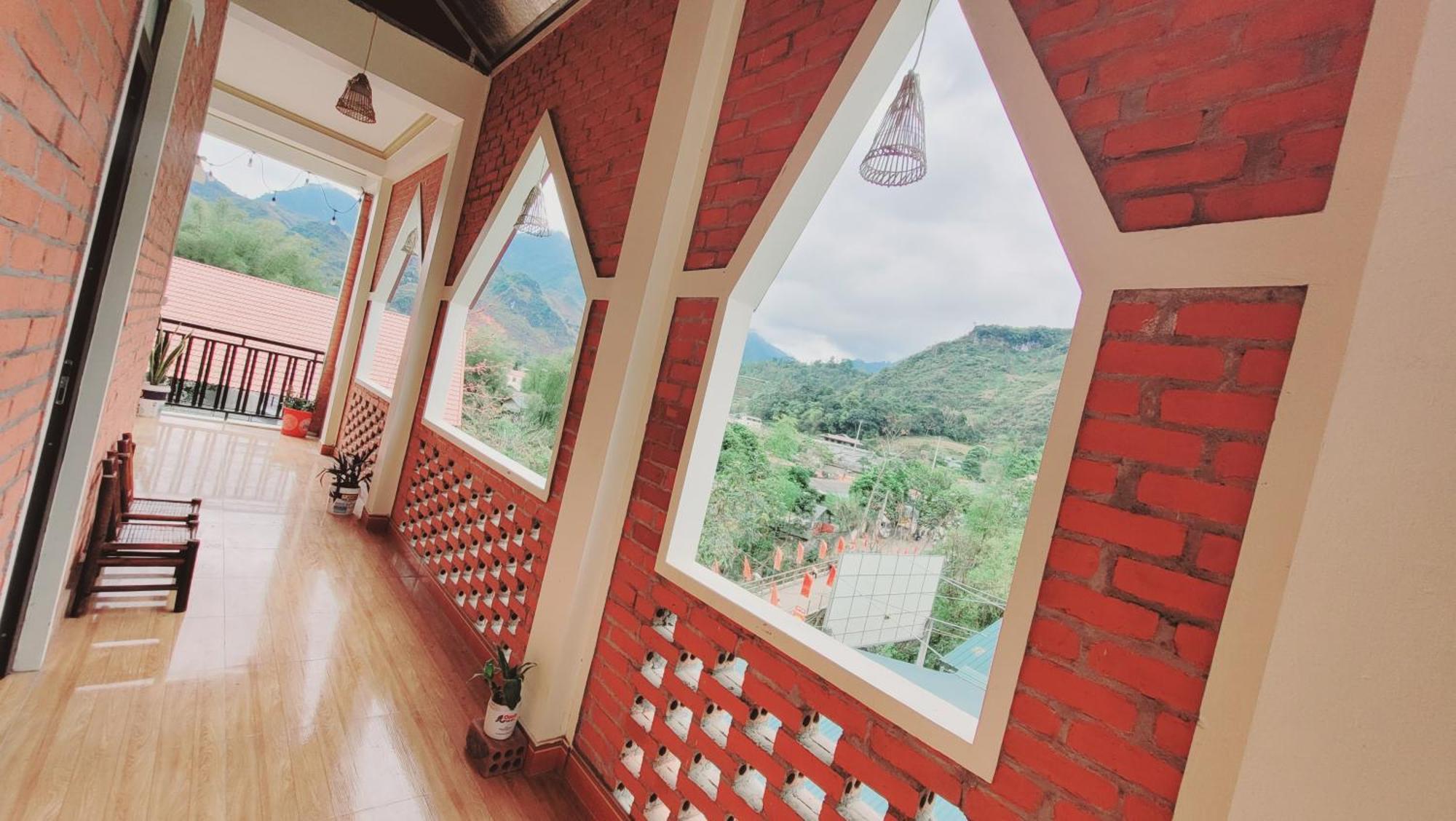 Du Gia View Homestay Làng Cac Rom bilde